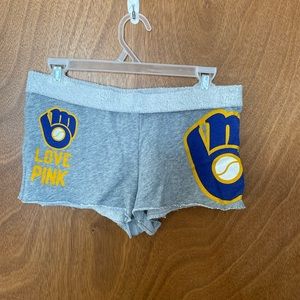 Victoria’s Secret Pink Brewers Shorts Small